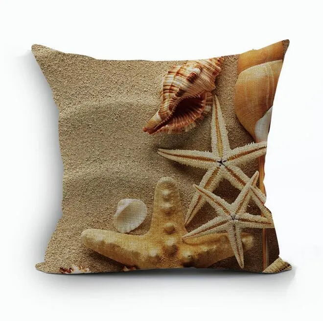 Stunning Seashells Decorative Pillow Case