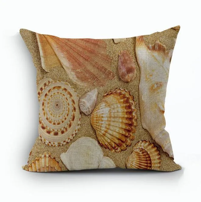 Stunning Seashells Decorative Pillow Case