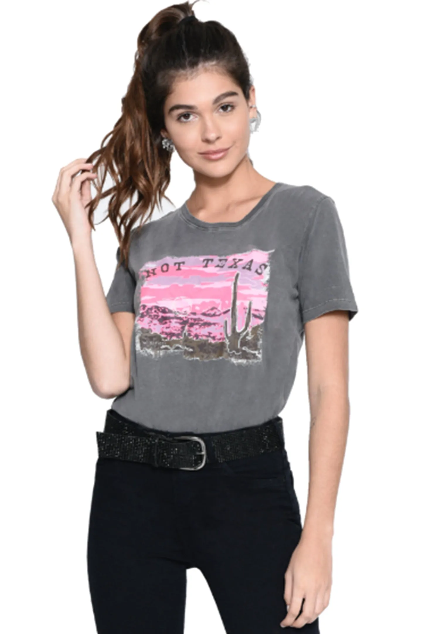 T-SHIRT M/C BASIC ESTONADA NOT TEXAS