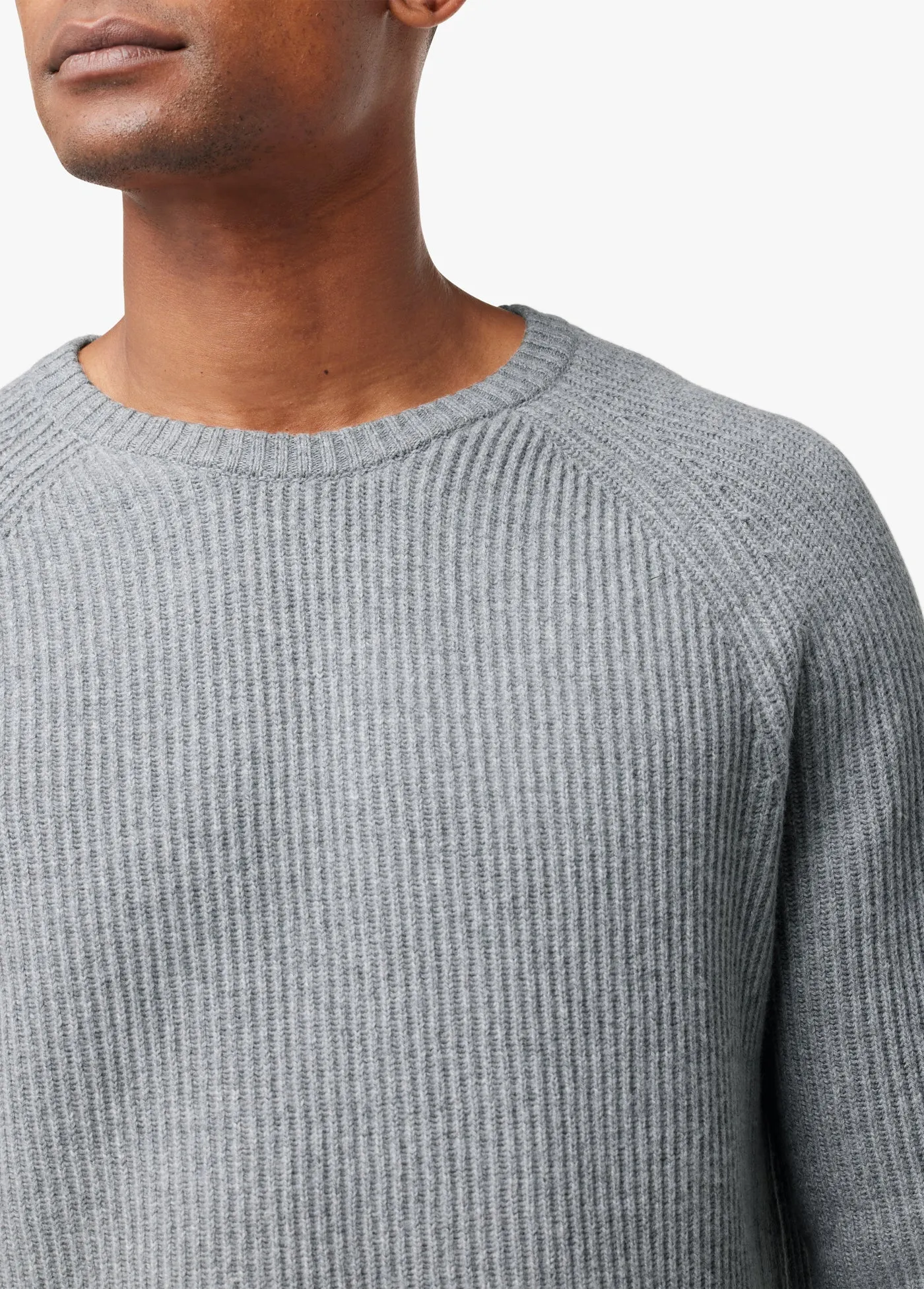 TEXTURED CREWNECK SWEATER