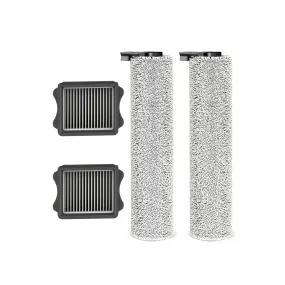 Tineco FLOOR ONE S5 Steam Replacement Brush Roller Kit-2x Brush Roller & 2x HEPA Assy