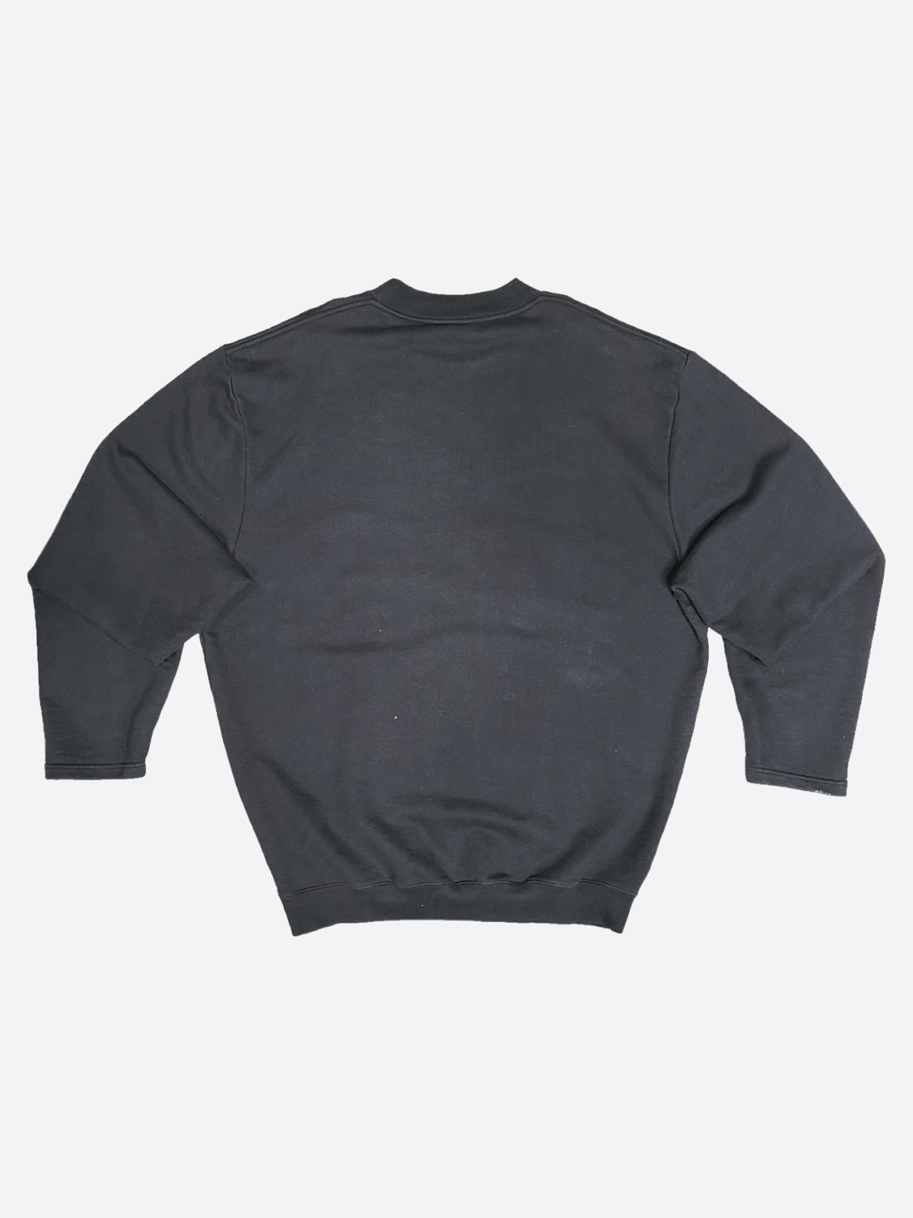 VETEMENTS FW17 BRO BLACK CREWNECK SWEATSHIRT