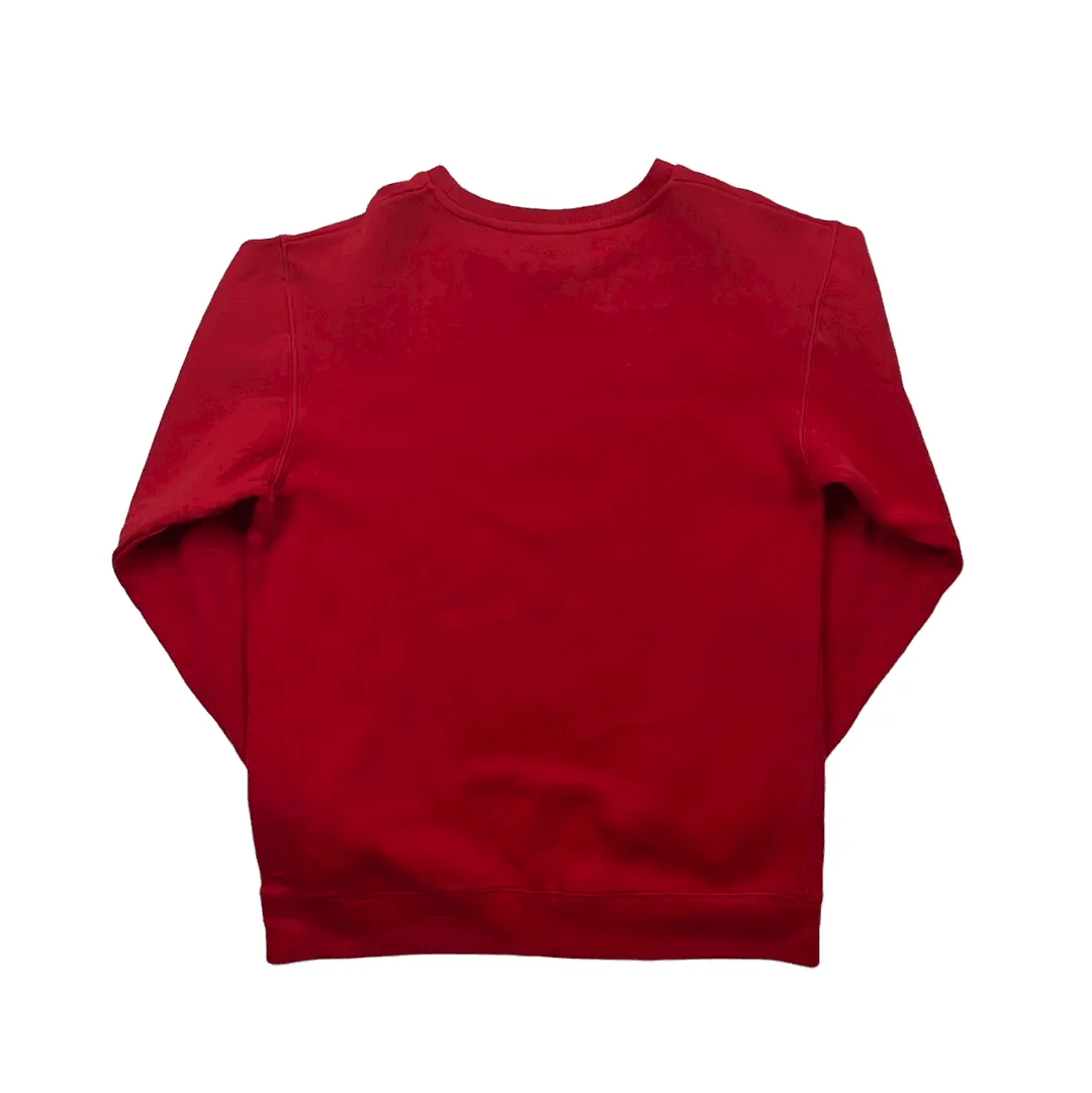 Vintage 90s Red Polo Ralph Lauren Sweatshirt - Small