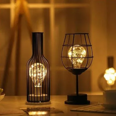 Wire Design Table Lamp