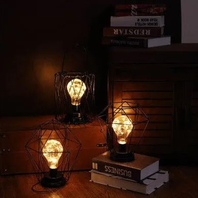 Wire Design Table Lamp