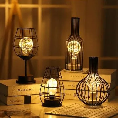 Wire Design Table Lamp