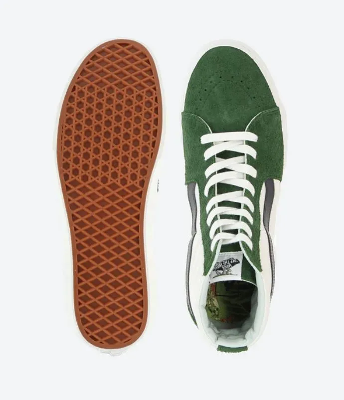 Zapatilla SK8-Hi Greenhouse Green/Blanc De Blanc